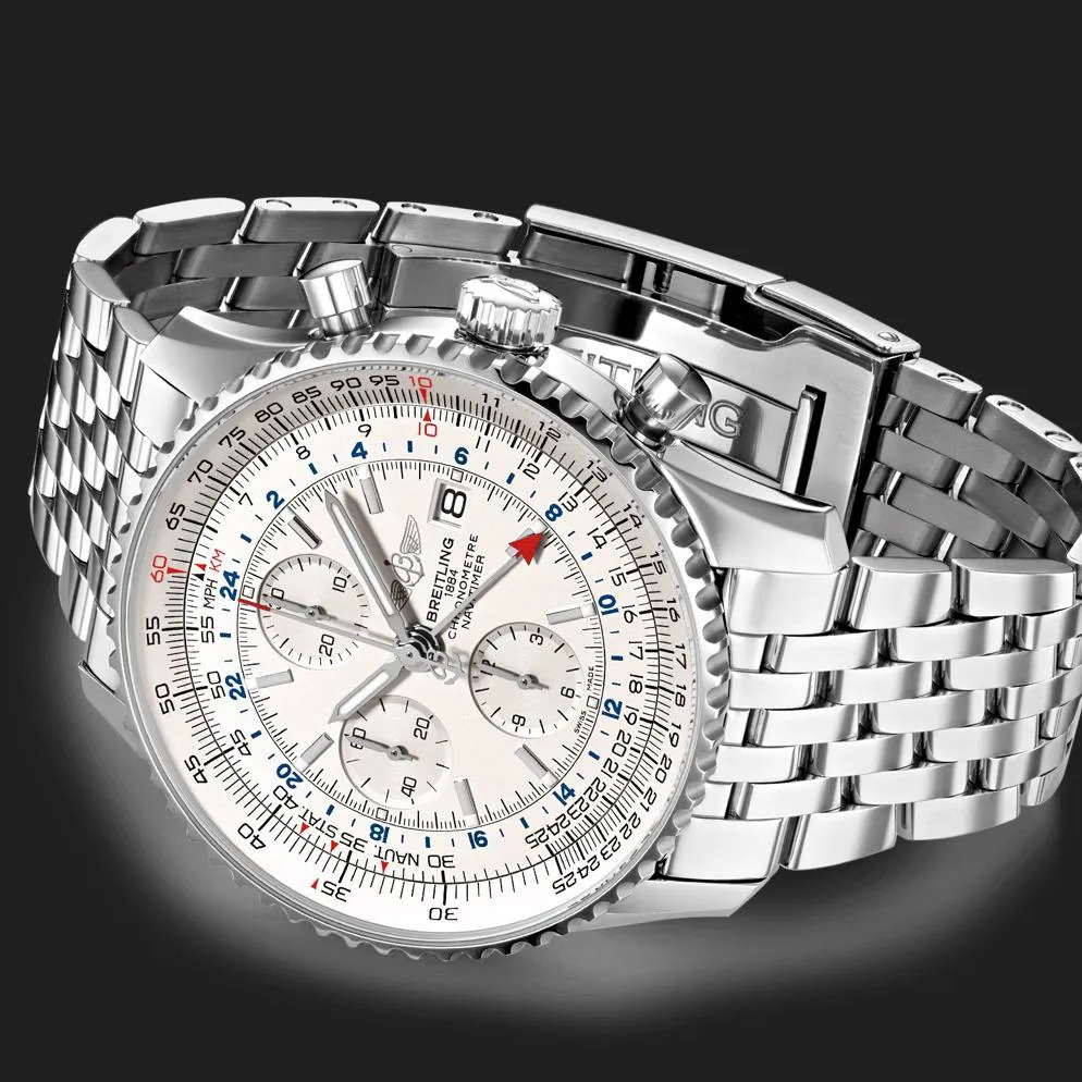 Breitling Navitimer A24322 46mm Stainless steel Silver 3