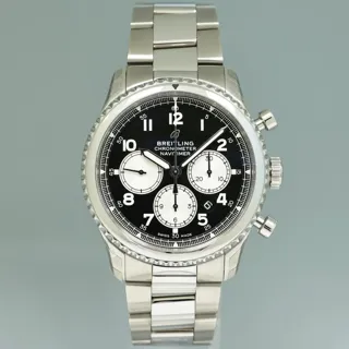 Breitling Aviator 8 AB0117131B1A1 Stainless steel Black