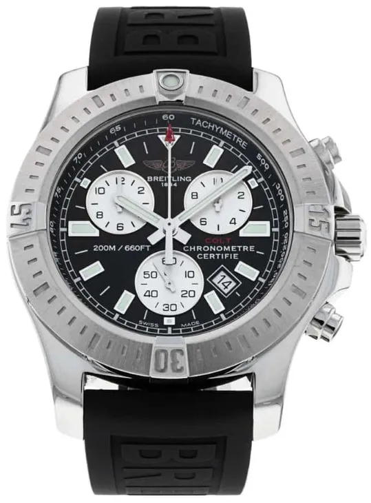 Breitling Colt A73388 44mm Stainless steel Black