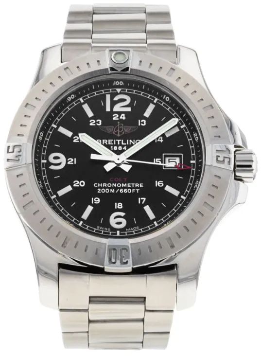 Breitling Colt A74388 44mm Stainless steel Black