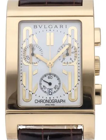 Bulgari Rettangolo RTC49G/RTC49GLD 49mm Yellow gold White