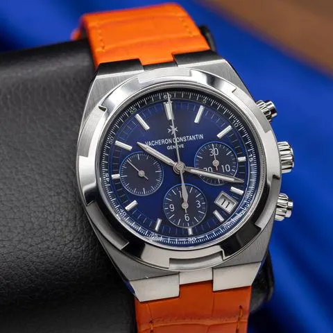 Vacheron Constantin Overseas Chronograph 5500V/110A-B148 42mm Stainless steel Blue 2