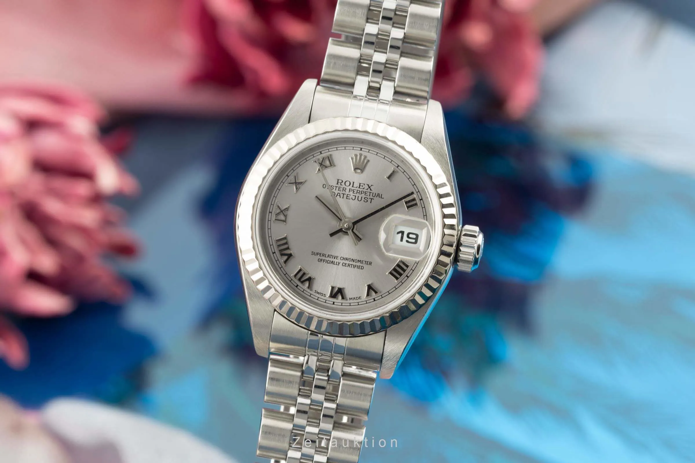 Rolex Lady-Datejust 79174 26mm White gold and Stainless steel Silver