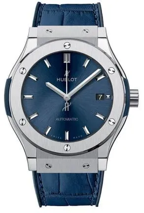 Hublot Classic Fusion 511.NX.7170.LR 45mm Titanium Blue