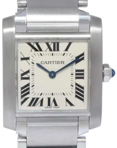 Cartier Tank Française 3751 25mm Stainless steel Silver