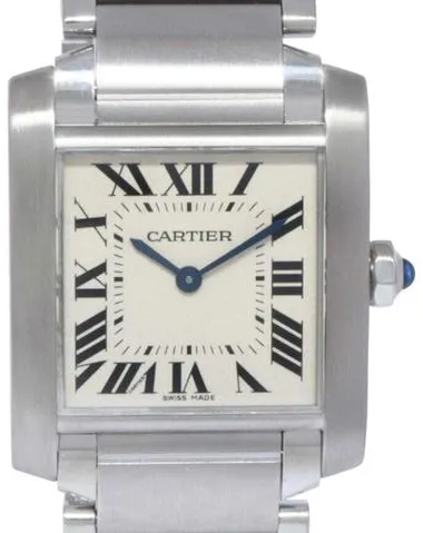 Cartier Tank Française 3751 25mm Stainless steel Silver 1