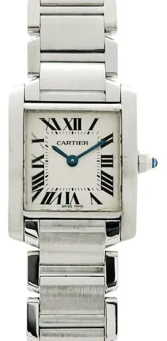 Cartier Tank Française W51008Q3 20mm White