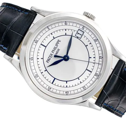 Patek Philippe Calatrava 5296G-001 38mm White gold Silver