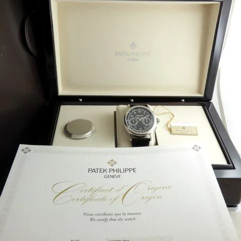 Patek Philippe Split-Seconds Chronograph 5370P-001 41mm Platinum Black 7