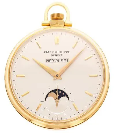 Patek Philippe Perpetual Calendar 725/2 46mm Yellow gold Silver