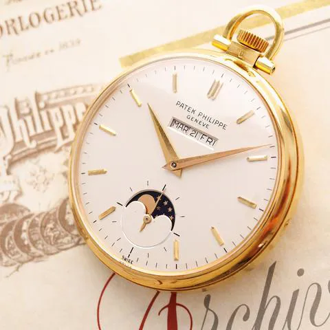 Patek Philippe Perpetual Calendar 725/2 46mm Yellow gold Silver 1