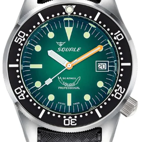 Squale 1521 1521PROFGR.HT 42mm Stainless steel Green