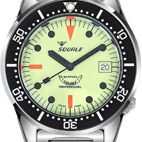 Squale 1521 1521FULL.SQ20L 42mm Stainless steel Yellow