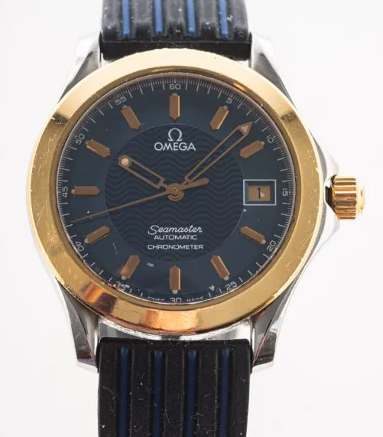 Omega Seamaster Stainless steel and Gold-plated Two-tone blue