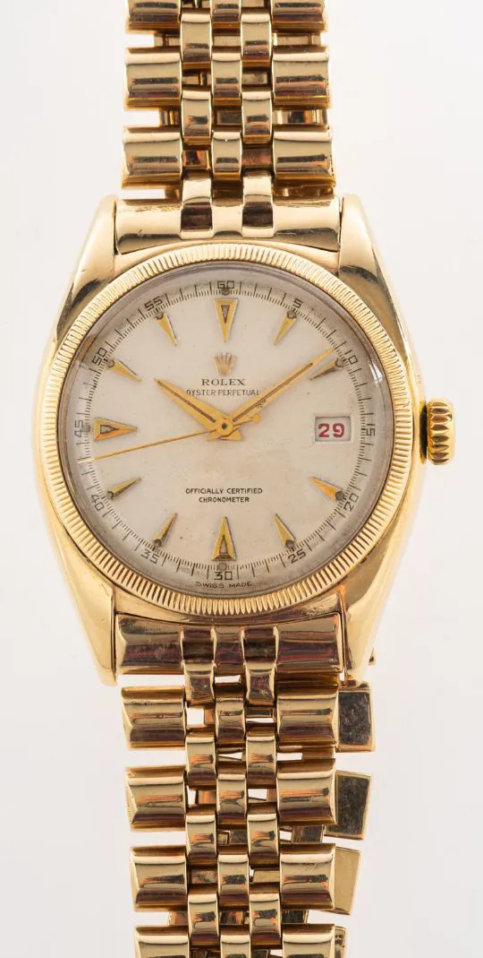 Rolex Oyster Perpetual 6075 36mm 10k yellow gold