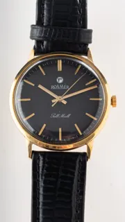 Roamer Pall Mall 14k yellow gold Black