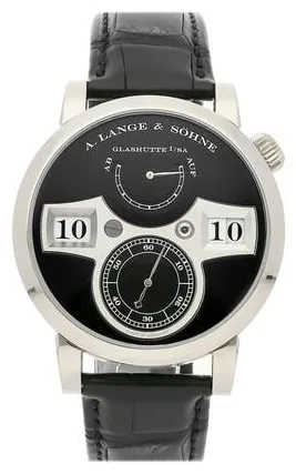 A. Lange & Söhne Lange Zeitwerk 140.029 41mm White gold Black