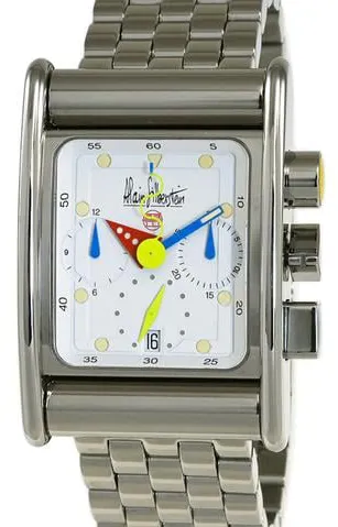 Alain Silberstein 32mm Stainless steel White