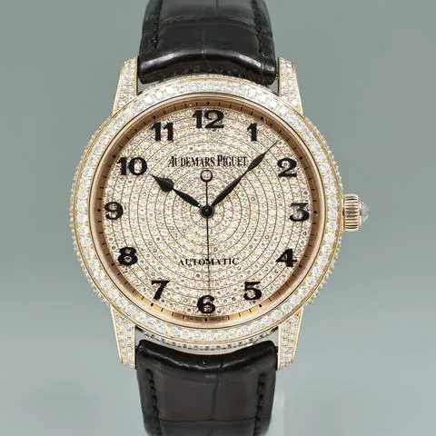 Audemars Piguet Jules Audemars 15159OR.ZZ.D002CR.01 43mm Rose gold and 18k rose gold Paved 1