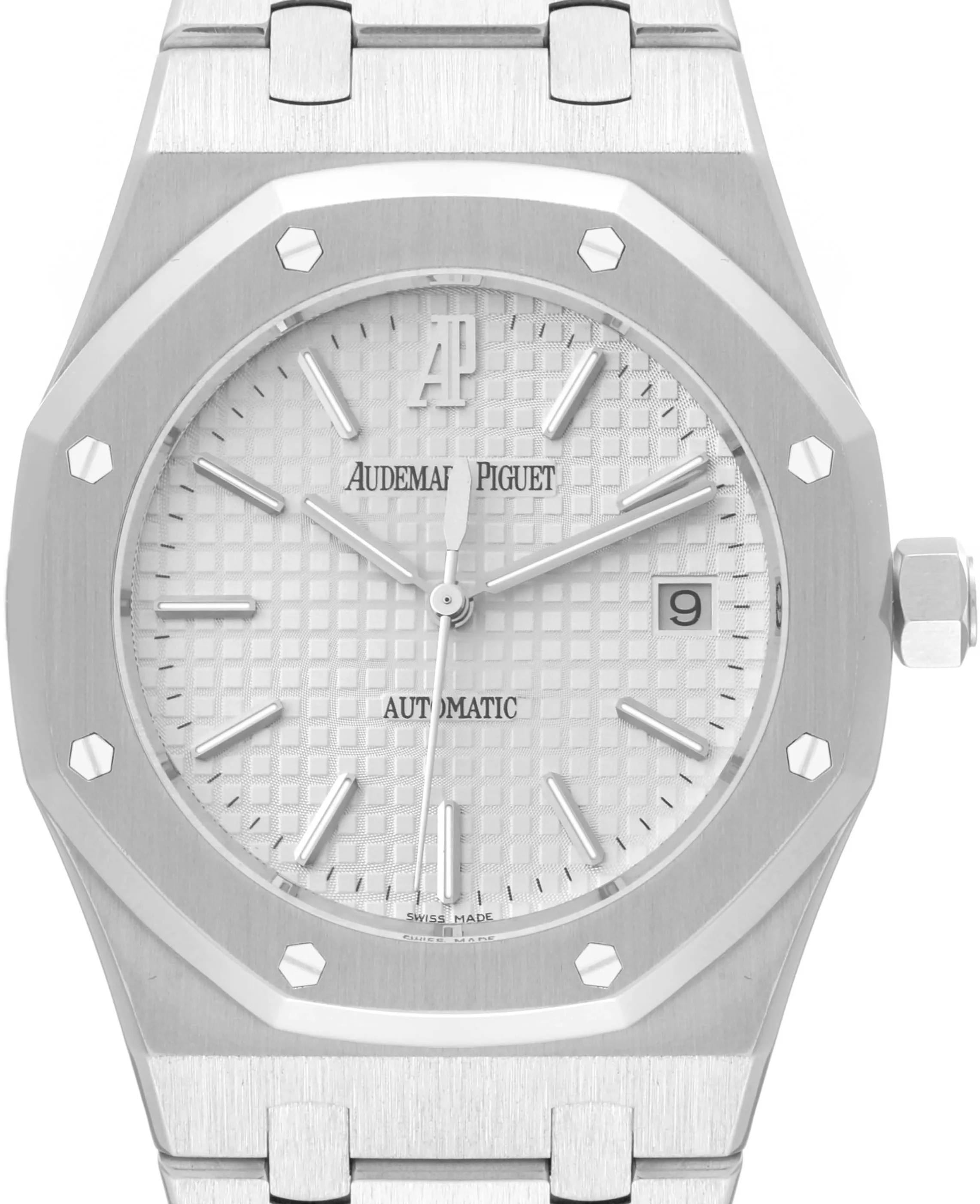 Audemars Piguet Royal Oak 15300ST.00.1220ST.01 39mm Stainless steel White Tapisserie (waffle pattern) 1