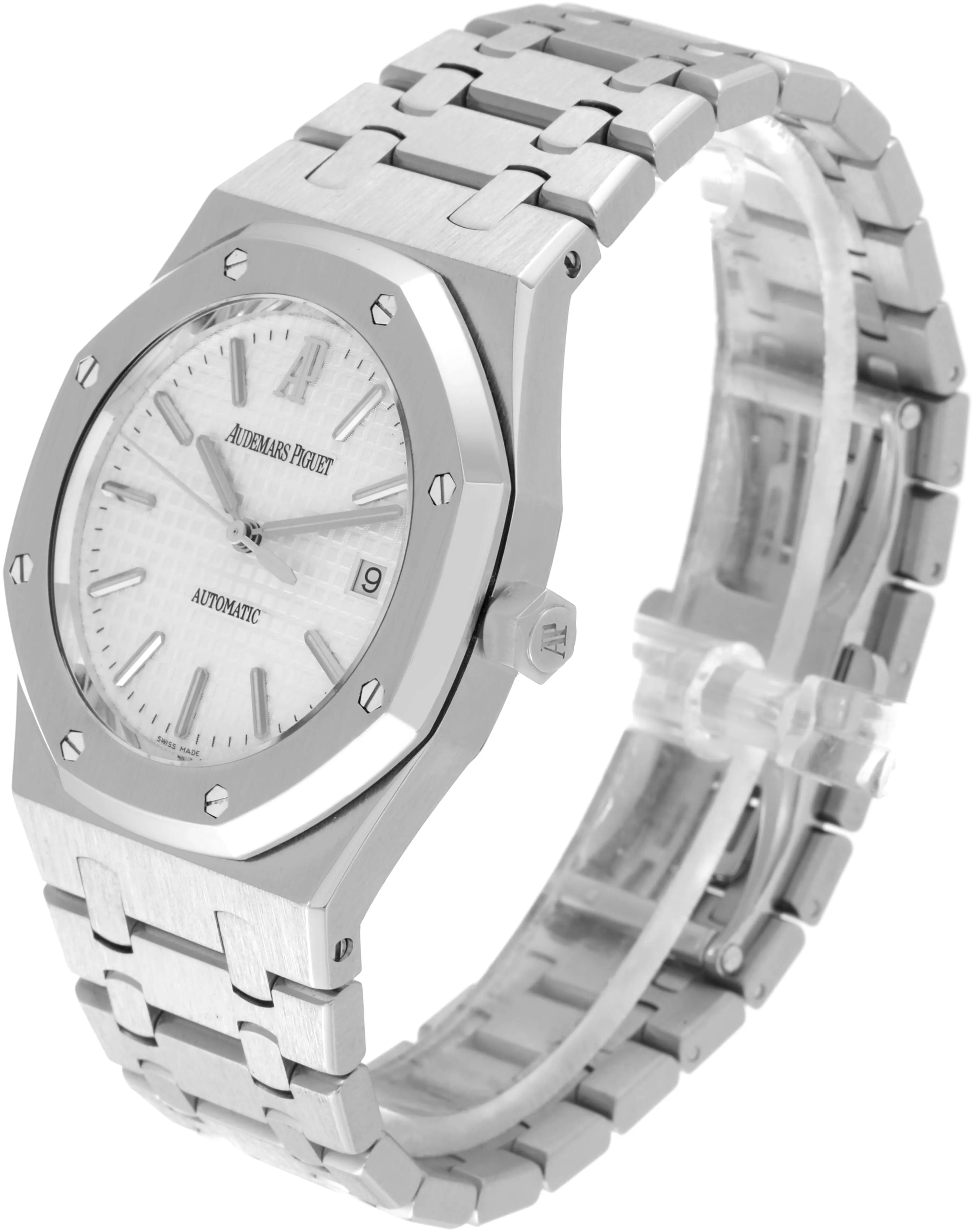 Audemars Piguet Royal Oak 15300ST.00.1220ST.01 39mm Stainless steel White Tapisserie (waffle pattern) 3