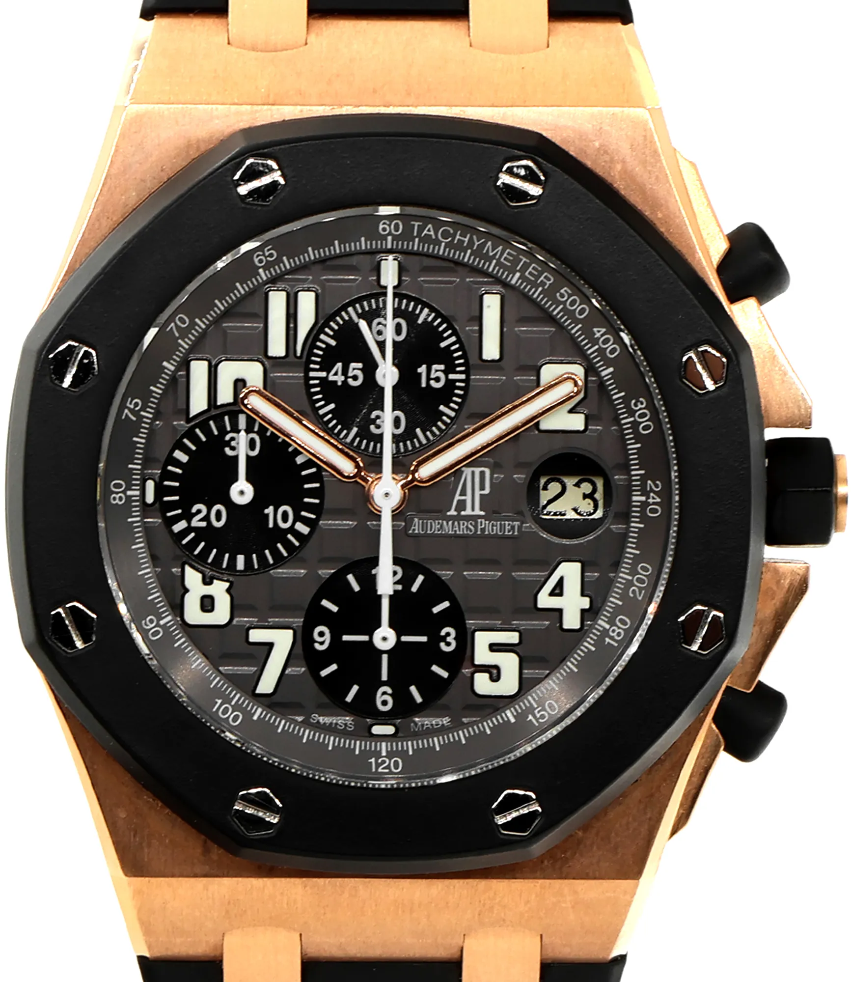 Audemars Piguet Royal Oak Offshore 25940OK.OO.D002CA.01.A 42mm Rose gold and 18k rose gold Gray