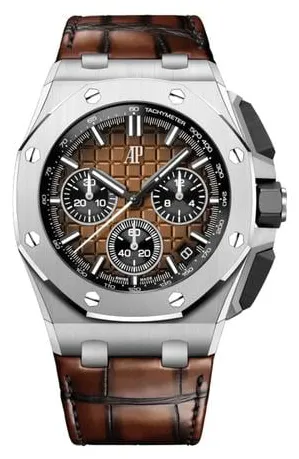 Audemars Piguet Royal Oak Offshore Chronograph 26420ST.OO.A828CR.01 43mm Stainless steel Brown