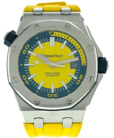 Audemars Piguet Royal Oak Offshore Diver 15710ST.OO.A051CA.01 42mm Stainless steel Yellow