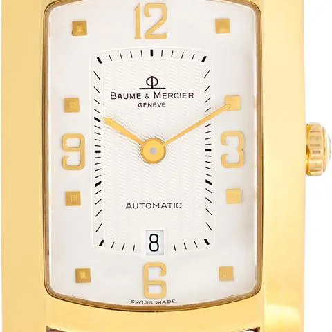 Baume & Mercier Hampton MV045225 26mm Yellow gold Champagne