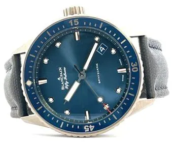 Blancpain Fifty Fathoms 5000-0240-O52A 43.6mm Ceramic Blue