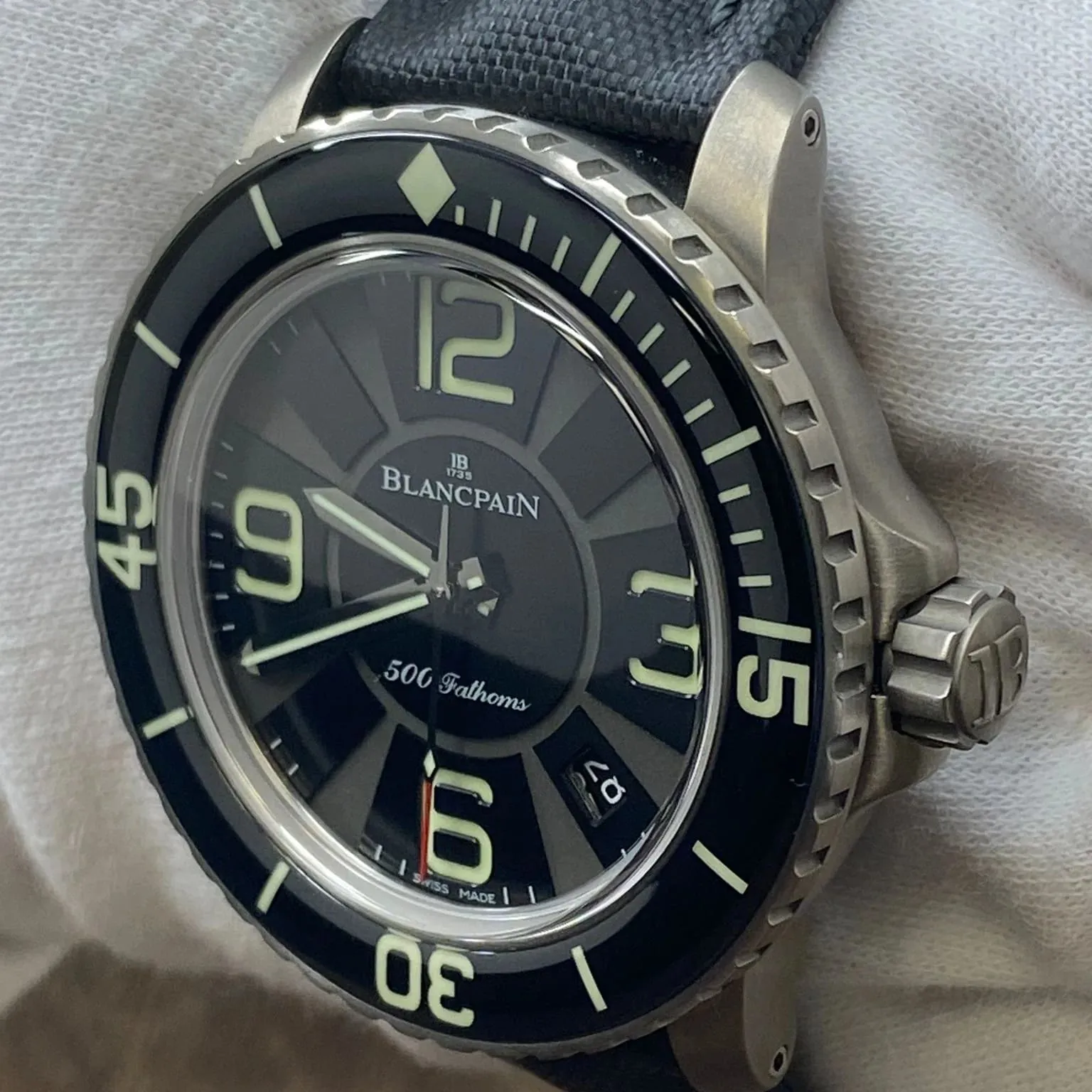 Blancpain Fifty Fathoms 50015-12B30-52B 48mm Titanium Black 1