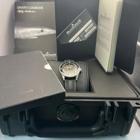 Blancpain Fifty Fathoms 5100B-1110-NABA 38mm Stainless steel Gray meteor