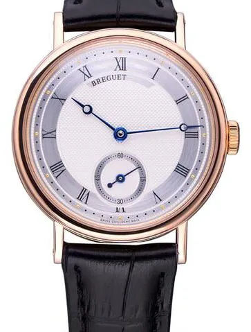 Breguet Classique 5907BR/12/984 34.5mm Rose gold Silver