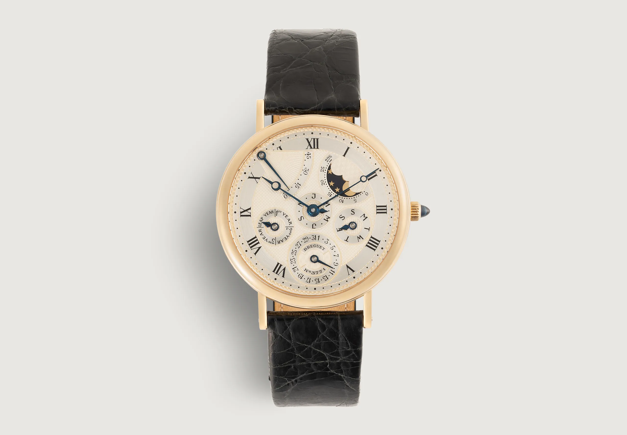 Breguet Classique Perpetual Calendar 3310 36mm Yellow gold and 18k yellow gold Guilloché