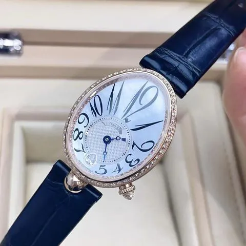 Breguet Reine de Naples 8918BR/58/964/D00D 36.5mm Rose gold White 2