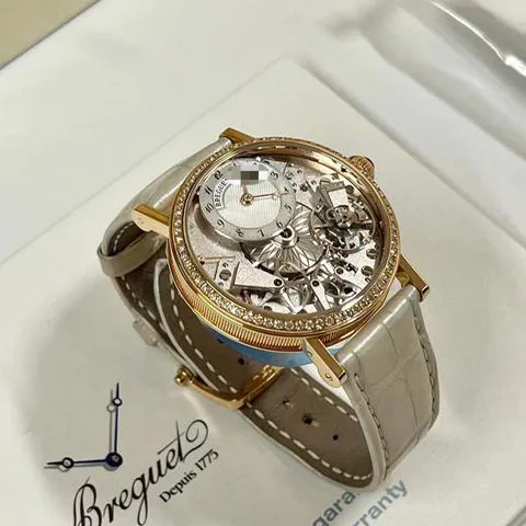 Breguet Tradition 7038BR/18/9V6/D00D 37mm Rose gold White