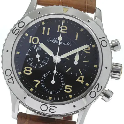 Breguet Type XX - XXI - XXII 3800 39mm Stainless steel Black