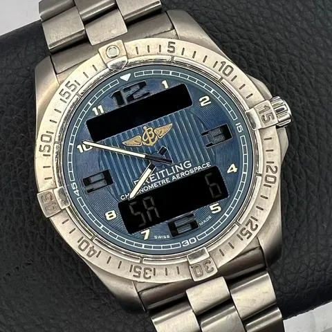 Breitling Aerospace E79362 42mm Titanium Blue