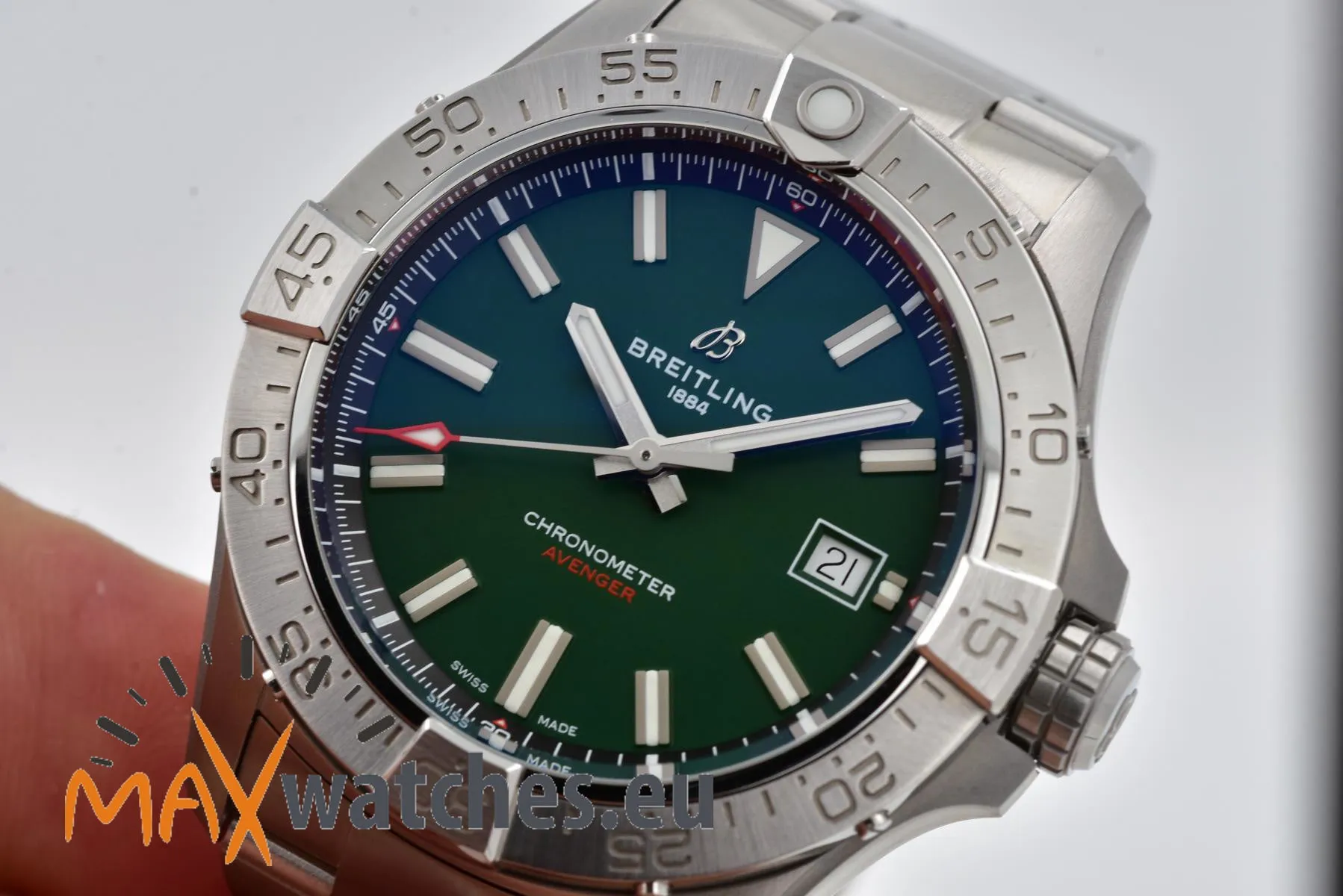 Breitling Avenger A17328101L1A1 42mm Stainless steel Green 9