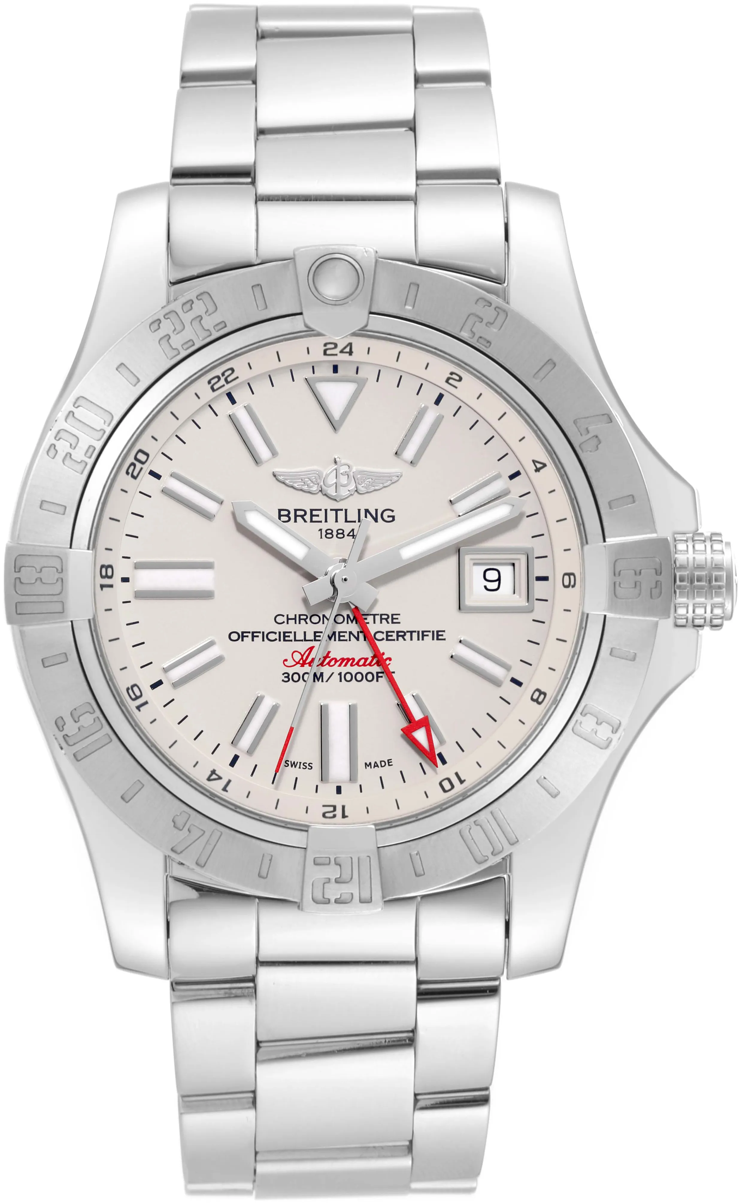 Breitling Avenger A32390 42mm Stainless steel Cream