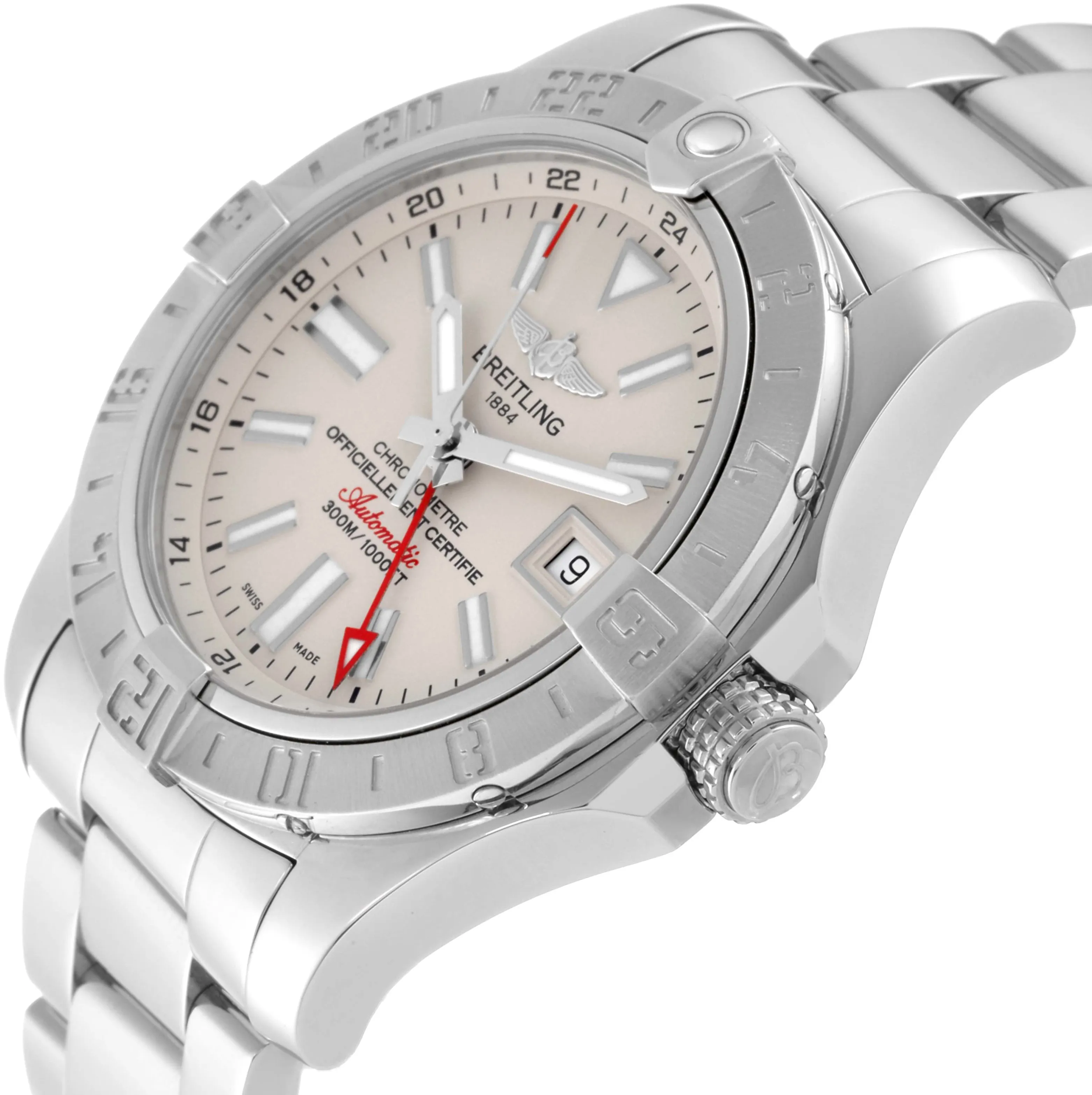 Breitling Avenger A32390 42mm Stainless steel Cream 4