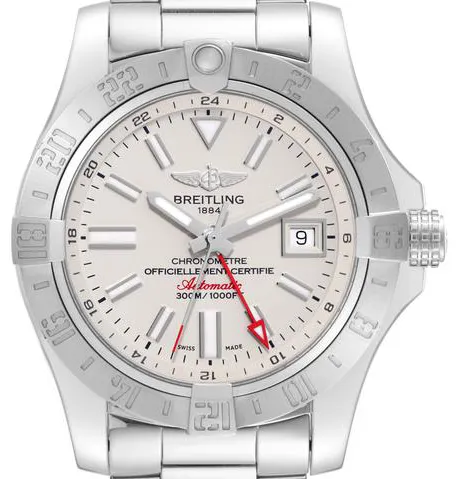 Breitling Avenger A32390 42mm Stainless steel White