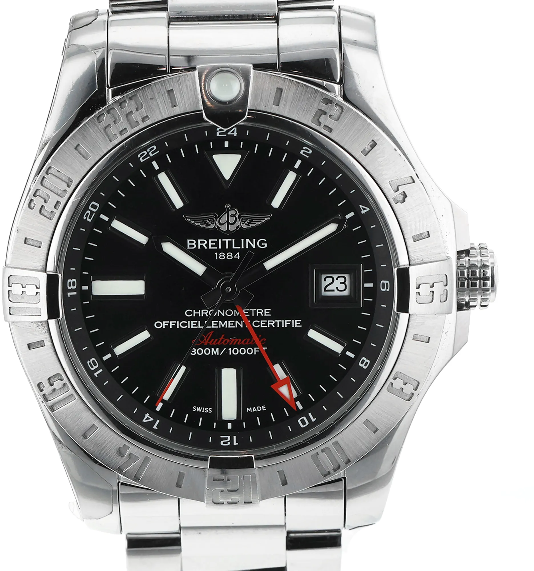 Breitling Avenger A32390 43mm Stainless steel Black