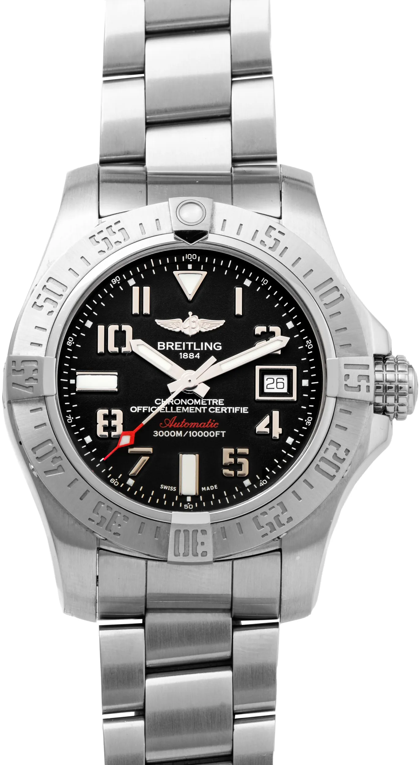 Breitling Avenger II Seawolf 40940081/AS08869 45mm Stainless steel Black