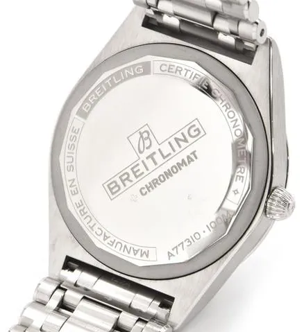 Breitling Chronomat A77310101A2A1 32mm Stainless steel White 4