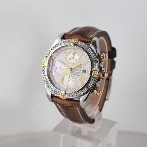 Breitling Chronomat B13356 44mm Yellow gold and Stainless steel White 1