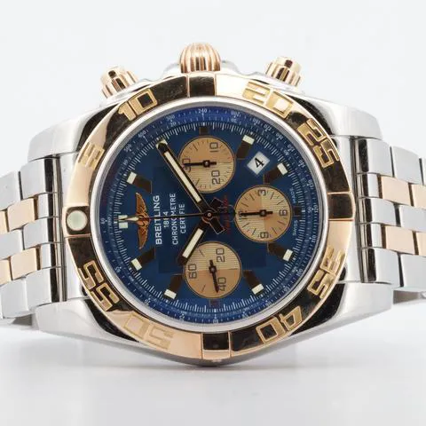 Breitling Chronomat CB0110121C1P1 44mm Yellow gold and Stainless steel Blue