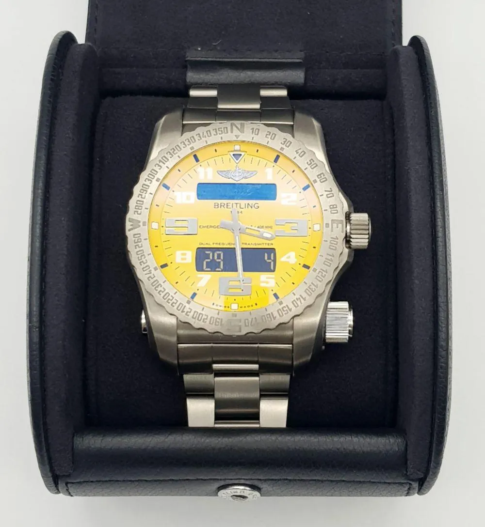 Breitling Emergency 17032 51mm Titanium Yellow 11