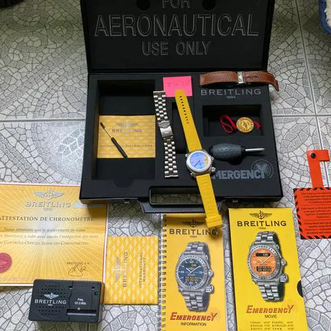 Breitling Emergency E76321 43mm Titanium Yellow