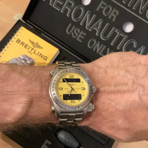 Breitling Emergency E76321 43mm Titanium Yellow 9